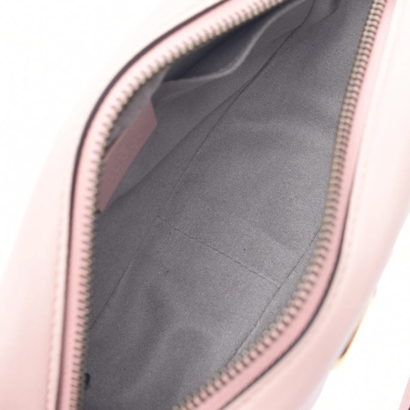 GUCCI GG Marmont Shoulder Bag Pink Calfskin main image 3